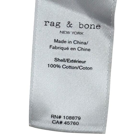 Rag & Bone 100% Cotton Plaid Yellow Margot Blazer NWT Longline Jacket sz 8 - Picture 15 of 16